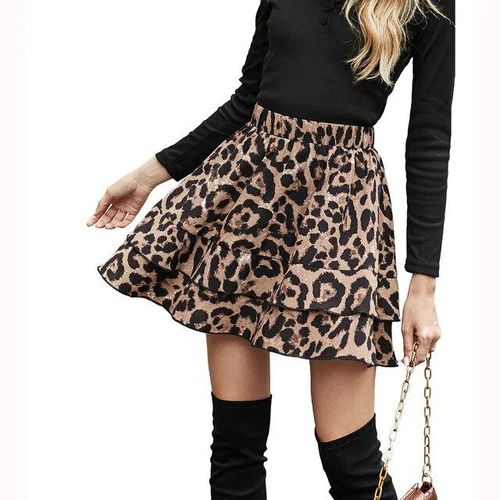 Bodycon leopard online print skirt