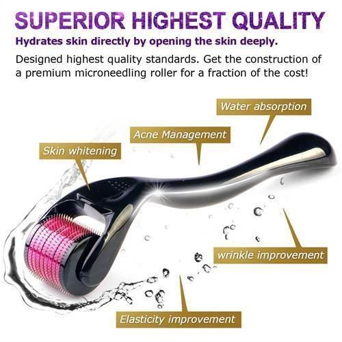 product_image_name-Generic-Derma Roller Dermaroller Beards Face Hair Growth Micro Needle Skin Derma Roller 0.5mm-6