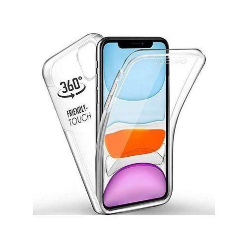 Generic iPhone 11 Classy 2-in-1 Transparent Protective 360 Cover-Back Case + Screen Cover