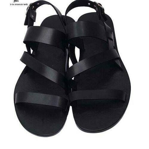 Fashion Fashionable Men's Leather Sandal > Black | Jumia Nigeria