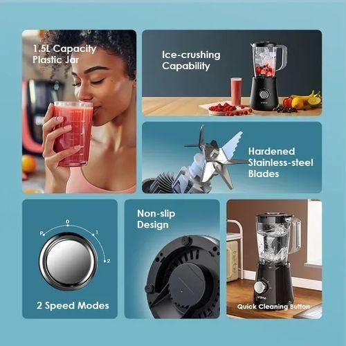 product_image_name-Generic-Oraimo Quality Performance Sleek Pro 1.5L 2 Speeds Blender -Black-8
