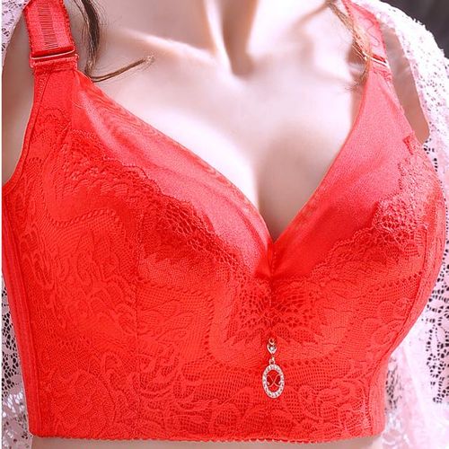 Generic Full Coverage Push Up Bra Bustier Sexy Lace Plus Size Bras For Women  Underwire Lingerie 36 38 40 42 44 46 48 50 52 C D E Cup