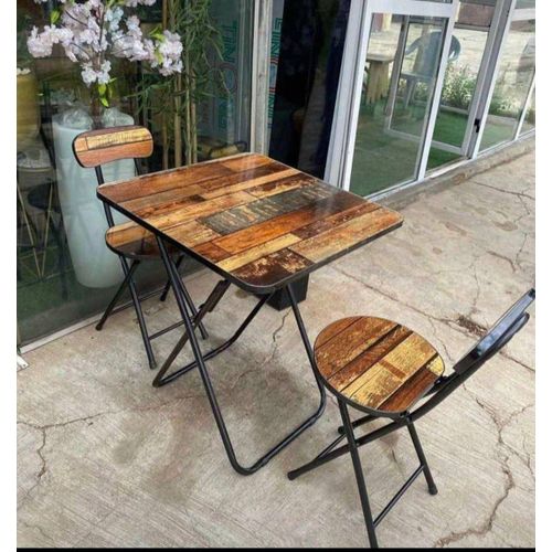 Generic Vintage table and chairs 1 table and 2 chairs