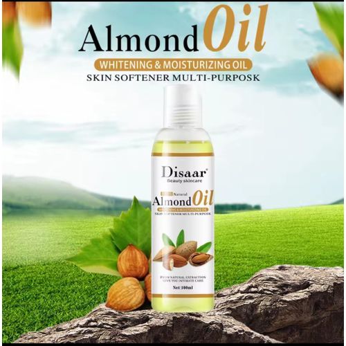 product_image_name-Disaar-100% Pure Cold Pressed ALMOND + CASTOR Skin Moisturizing Oil - ORIGINAL-5
