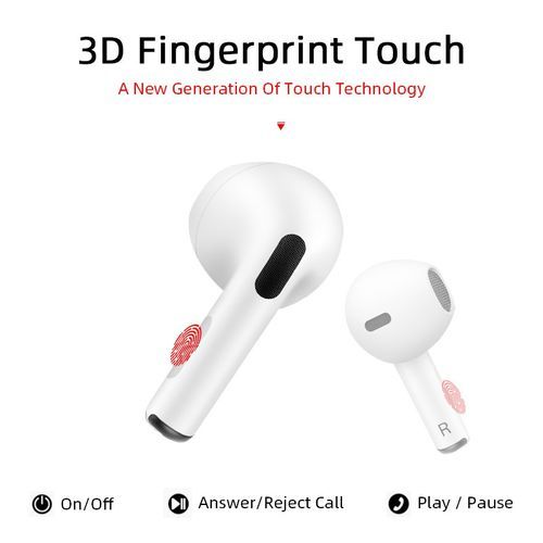 product_image_name-TiLECC-Air Pro 4 TWS Touch Sensor Bluetooth Headset - White-5