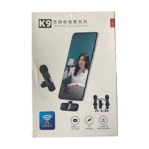 Generic K9 Wireless Microphone With double Mic