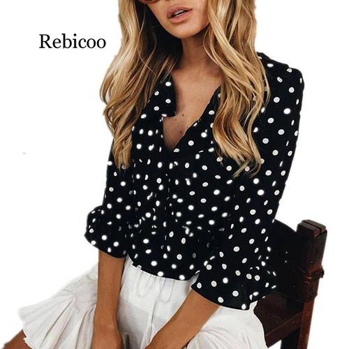 polka dot tops for ladies