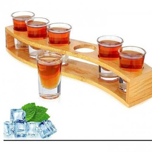 product_image_name-Generic-6 Solid Tequila Shot Glasses With Wooden Hold-1