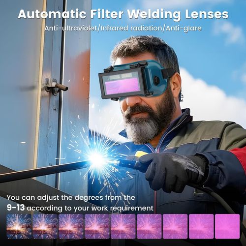 Generic True-color welding goggles, anti-glare welding goggles, automatic dimming goggles - image 2