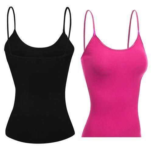 Lingeries In 1 Camisole / Tank Top - Black, FPink