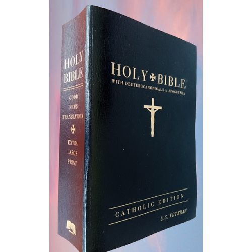 product_image_name-Holy Bible-Good News Translation GNT Extra Large Print With Deuterocanonicals  / Apocrypha (Black Color)-5