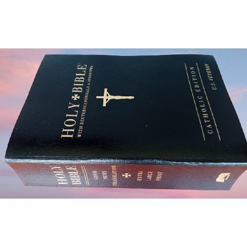 product_image_name-Holy Bible-Good News Translation GNT Extra Large Print With Deuterocanonicals  / Apocrypha (Black Color)-8