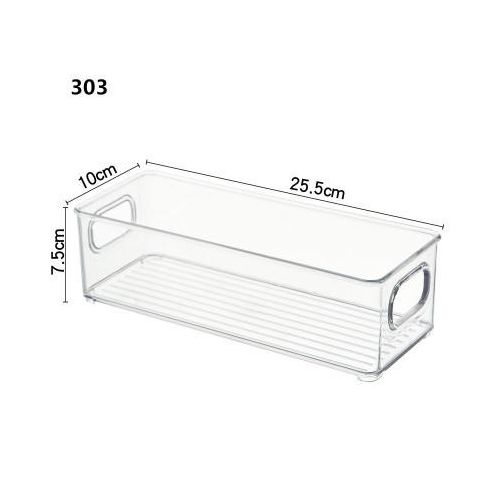 Refrigerator Organizer Bins Stackable Fridge Food Storage Box with