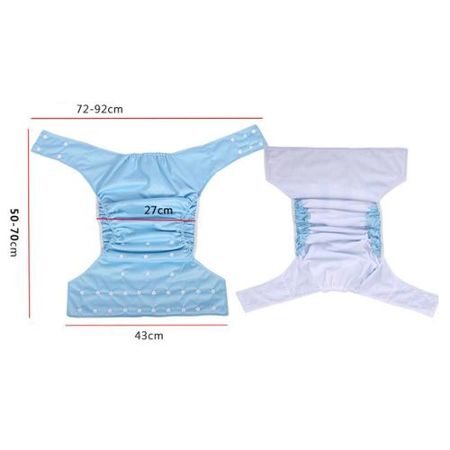 Adult Diaper Waterproof Washable Reusable Adjustable Elastic