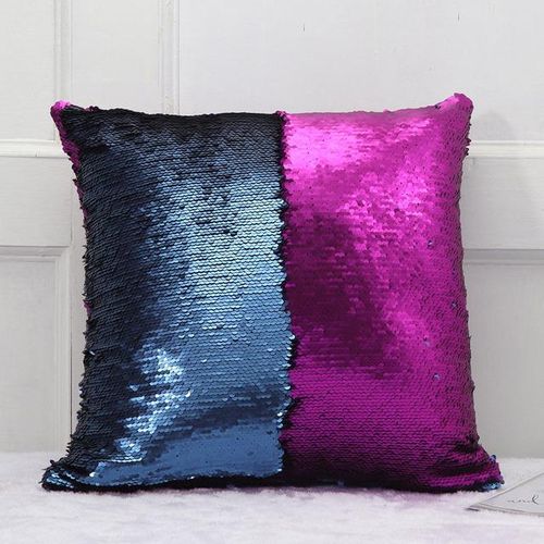 Generic Meijuner Diy Mermaid Sequins Cushion Cover Magical Throw Pillow Case Two Color Changing Reversible Cushion Cover Jumia Nigeria