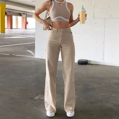 Sports Pants for Women Straight Loose Wide Leg Pants High Waist