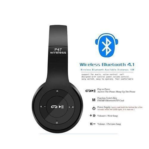 product_image_name-Generic-JBL P47 Wireless Headset Bluetooth Headphone for Android Iphone Pure Bass Headset Call and Music Gaming Foldable Headset-3