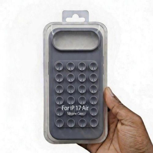 Generic iPhone 17 Air Bubble Silicone Pouch Case