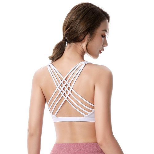 Bras for Women Halterneck Backless Fitness Bustier Padded Out