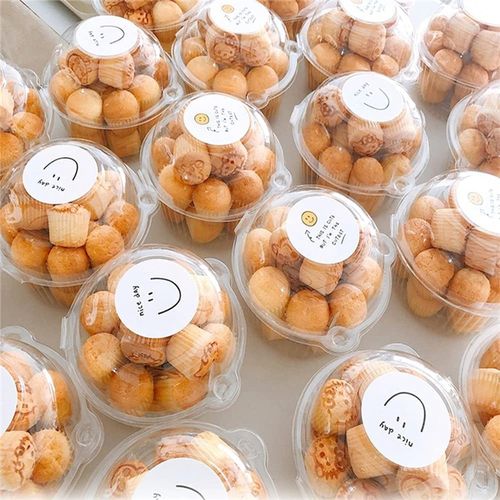 Muffin Storage Container Disposable Cupcake Boxes 100pcs Plastic