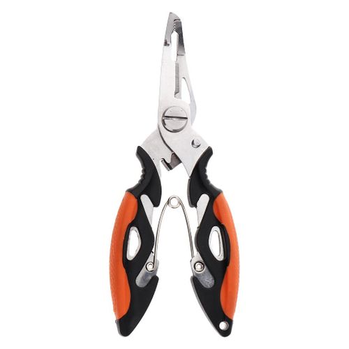 Long Nose Fishing Pliers Stainless Steel Fishing Pliers Hook Remover Tool  With Handle Braid Clippers Line Cutter Mutifunction Fishing Tackle(1pc