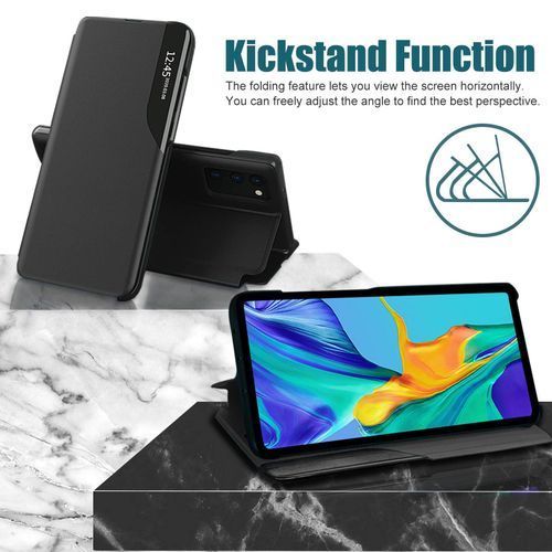 Samsung Galaxy Note 10 Plus New Quality Genuine Leather Flip Cover - image 2