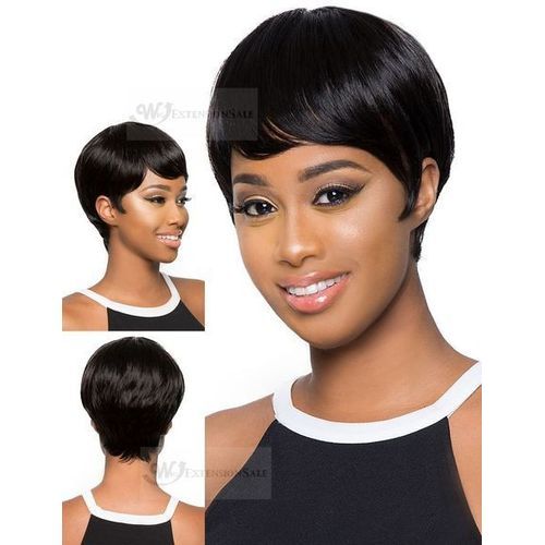 Soft Short Synthetic Hair Pixie Cuts Women Short Curly African American Wig  Female Hairstyles Real Looking Cosplay Party Wig - AliExpress