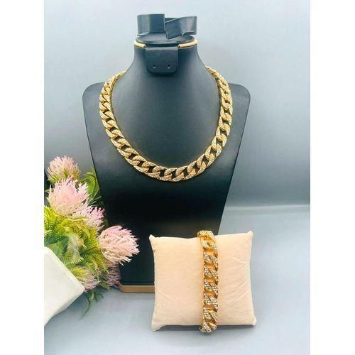 product_image_name-Fashion-Never Fading Men's And Rugged Bracelet + Necklace For Rugged Men & Woman(NON FADING)-1