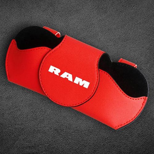 product_image_name-Generic-Car Sunglasses Holder For Dodge RAM SRT 1500 2500 3500 2014 2015 2016 2017 Multi-function Glasses Clip Clip Car Accessories-red - RAM_black-1