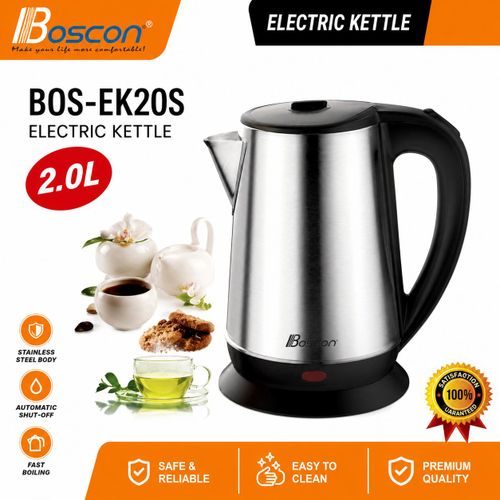 Boscon .Boscon 2.0 Liters Powerful Fast Heating Electric Jug Kettle
