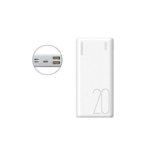 product_image_name-Romoss-Simple 20 20000mAh FAST CHARGE Power Bank with USB LIGHT-1