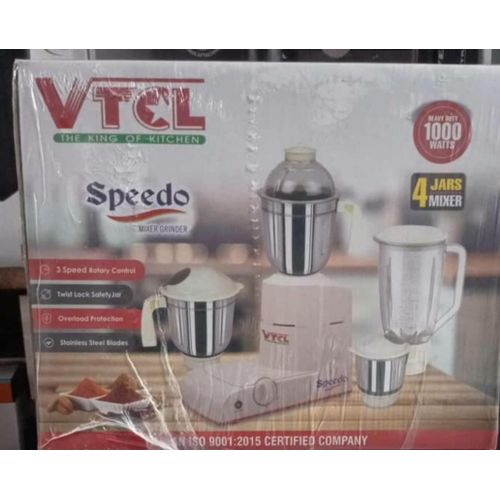 VTCL  Blender Mixer And Grinder Set With 4 Jars 1000wtts
