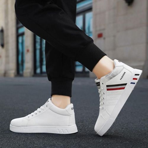 VMO Stylish men's striped print casual versatile sneakers - image 2