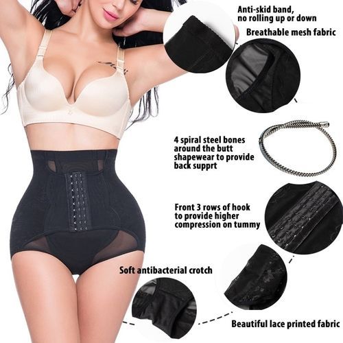 Fashion High Waist Trainer Body Shaper Tummy Control Shapewear Women Shapers  Slimming Pants Belly Girdle Fajas Colombianas Underwear