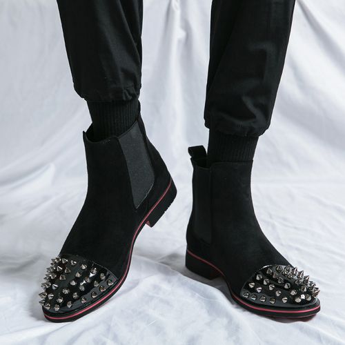 Studded chelsea boots sales mens