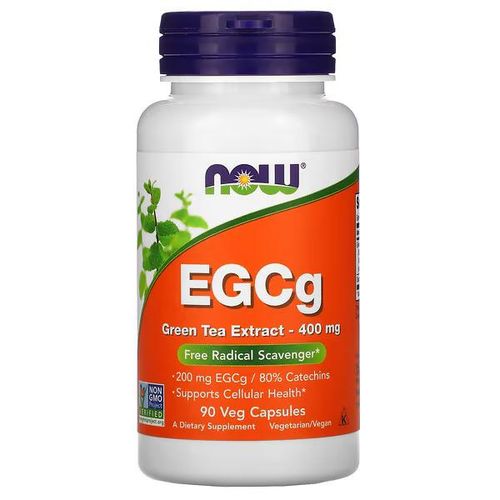 product_image_name-Now Foods-EGCg, Green Tea Extract, 400 mg, 90 Veg Capsules-1