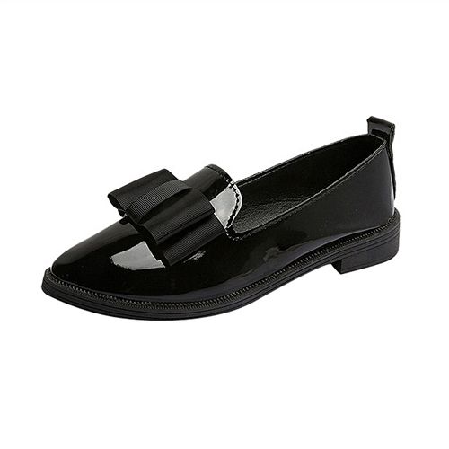 Casual Pointed Toe Flat Shoes-Black – Nigeria Shopping