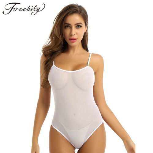 Sexy women's bodysuit, Mesh bodysuit, Transparent bodysuit