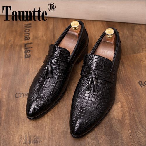 Crocodile Leather Shoes Men Dress Shoes Alligator Business Formal Shoes