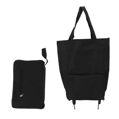 Generic Foldable Shopping Trolley Bag with Wheels, Portable Grocery Cart with Storage Bag​ - image 4