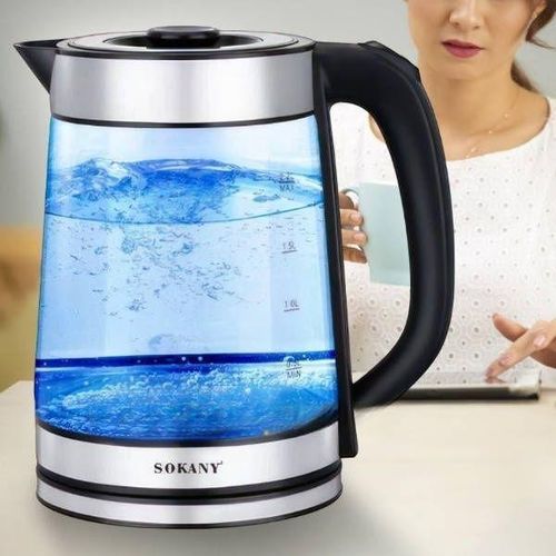 Generic Sokany 2.2L Cordless Electric Kettle - Fast Boiling, Glass Design - image 3