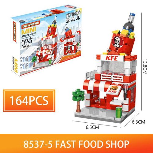 Generic Children s small particle street view building blocks city building model is compatible with Lego building toys Jumia Nigeria