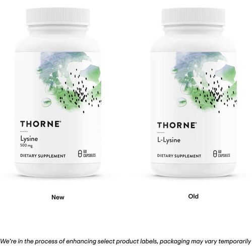 product_image_name-Thorne Research-Lysine - Essential Amino Acid for Skin Health, Energy Production, and Immune Function - 500 mg - 60 Capsules-3