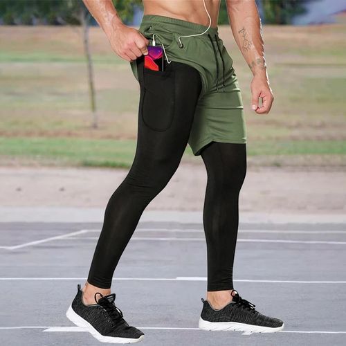 Running Tights Men Yoga Leggings Fitness Quick Dry