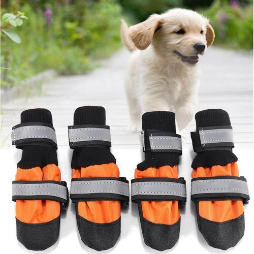 Generic Dog Shoes Boots Waterproof Shoes For Dogs With Reflective