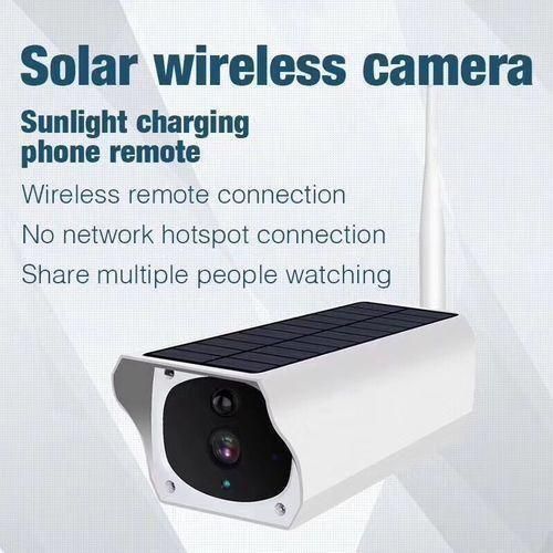 product_image_name-Generic-LOW POWER SOLAR WIFI BULLET CCTV CAMERA 1080P Big lens-1