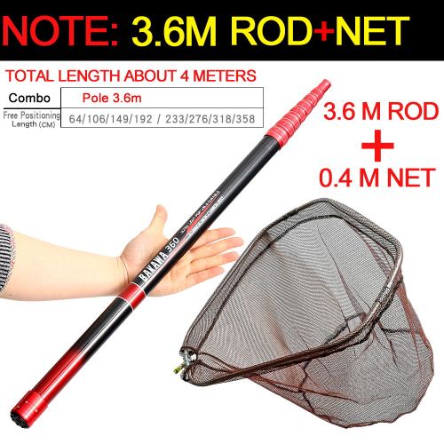 Generic Ultralight Portable Carbon Triangle Folding Fishing Net