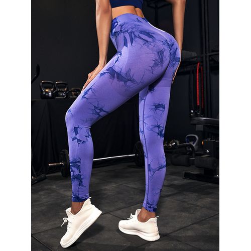 Buy Women Yoga Leggings Chic Tie-dye Breathable Women Sports Leggings  Ladies Fitness Short Pants Trousers Women Athletic Leggings at affordable  prices — free shipping, real reviews with photos — Joom
