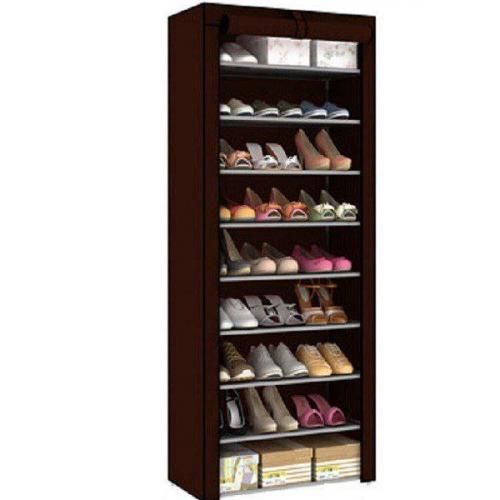 Generic Stainless Shoe Rack With Fabric Cover 8 Steps Layers. Jumia Nigeria