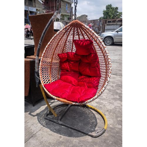 product_image_name-Generic-Comfortable Hanging Egg Chair Swing with Cushion – Indoor & Outdoor-1